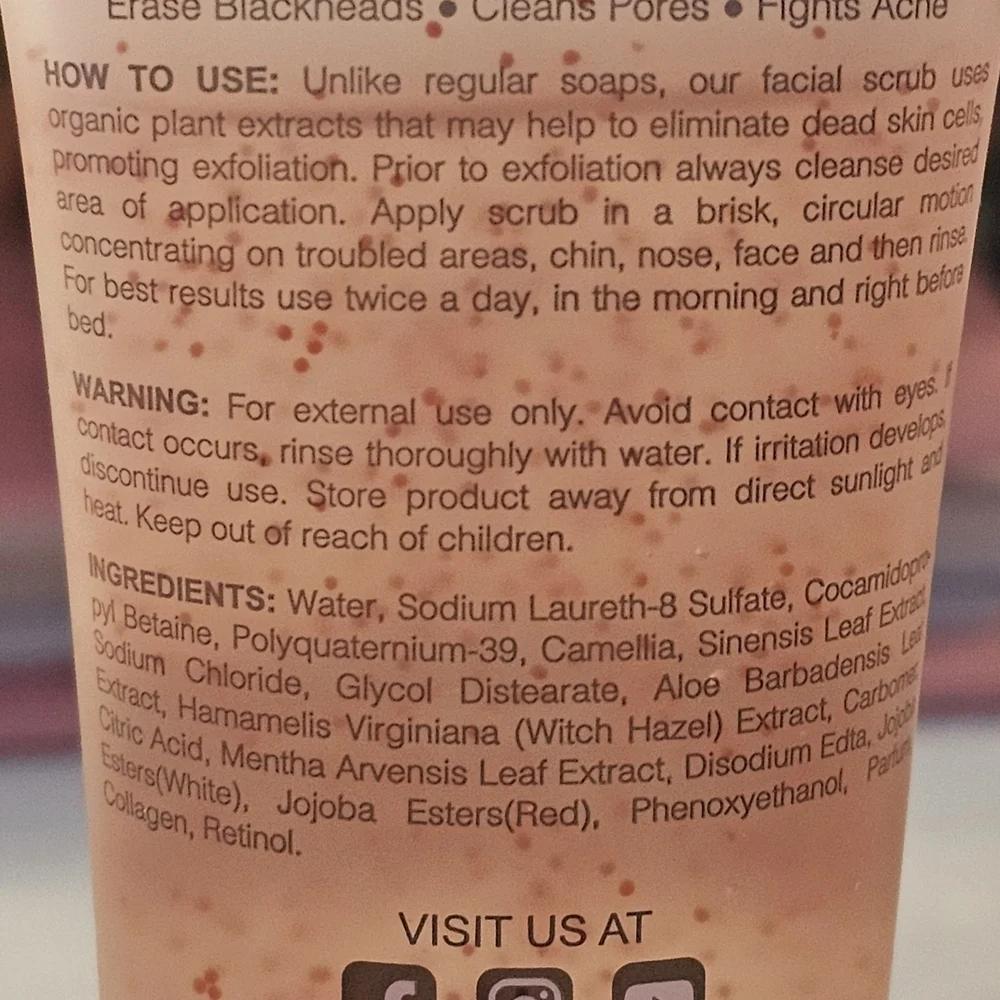 Prédiré Triple Acting Acid Cleansing Scrub – Orange